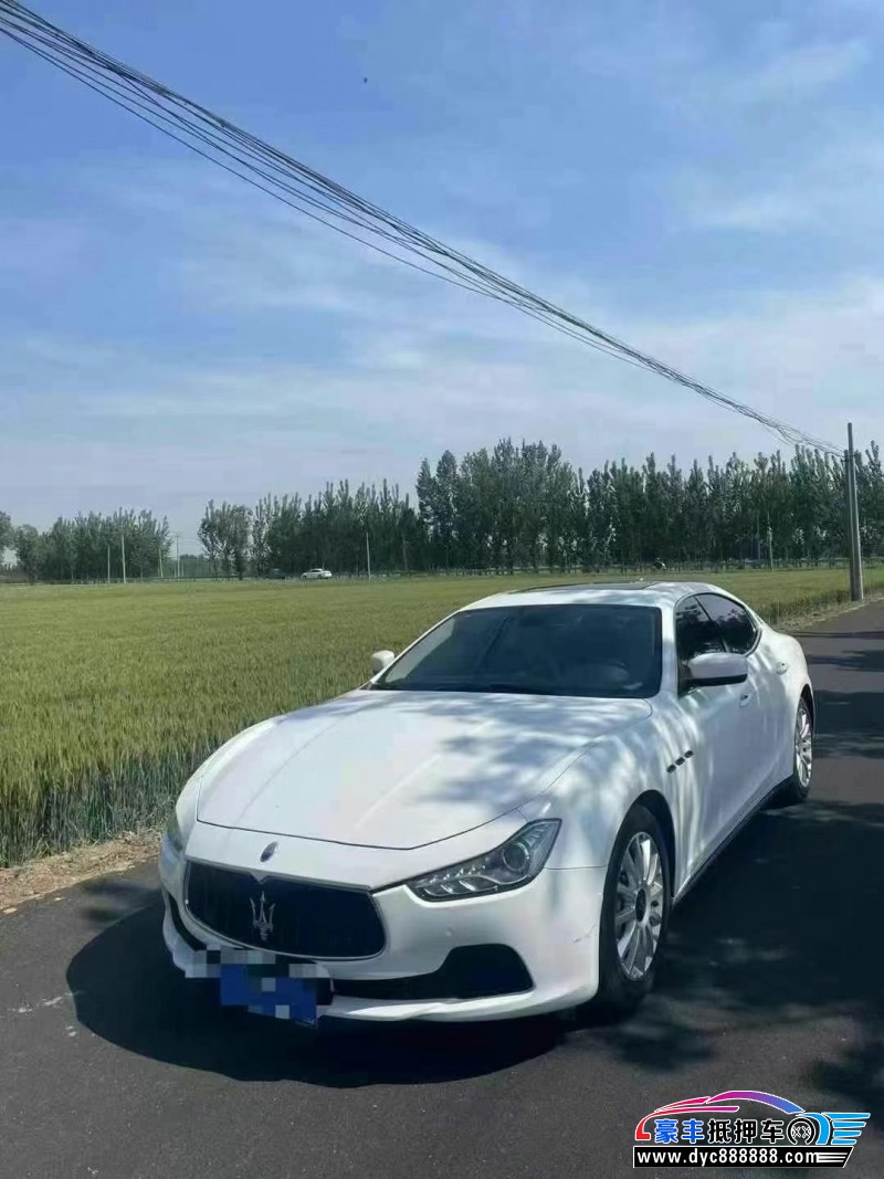 16年玛莎拉蒂Ghibli轿车抵押车出售