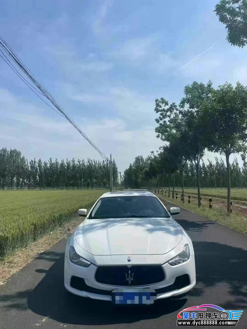 16年玛莎拉蒂Ghibli轿车抵押车出售