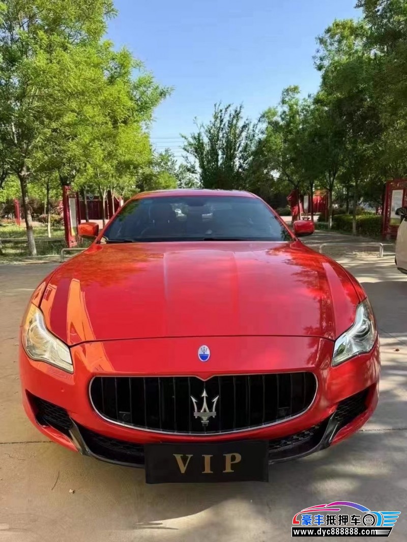 14年玛莎拉蒂总裁轿车抵押车出售