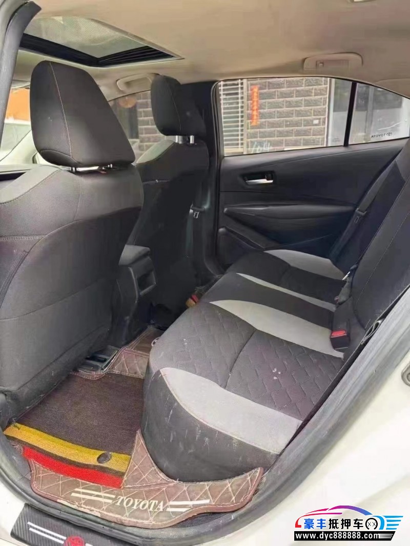 21年丰田卡罗拉轿车抵押车出售