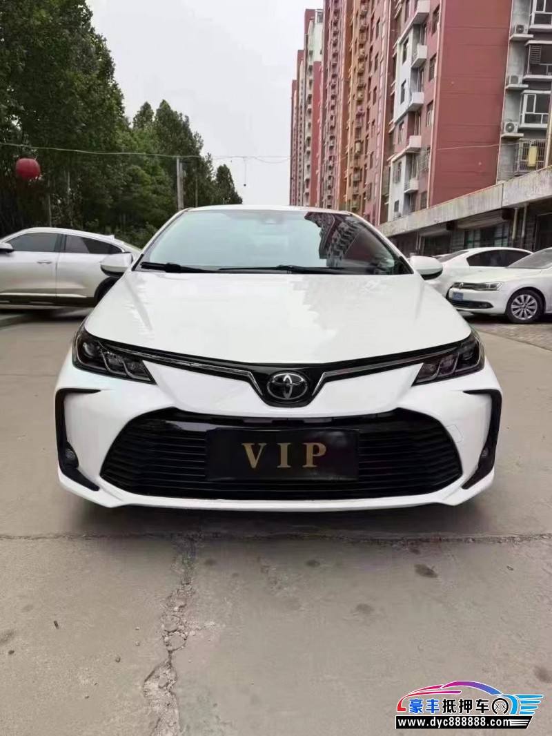 21年丰田卡罗拉轿车抵押车出售