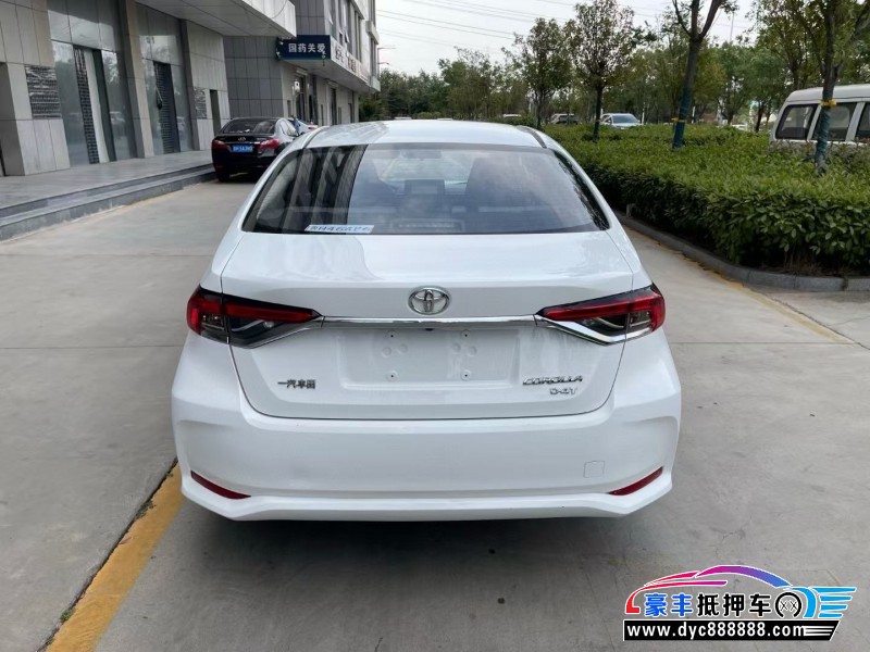 23年丰田卡罗拉轿车抵押车出售
