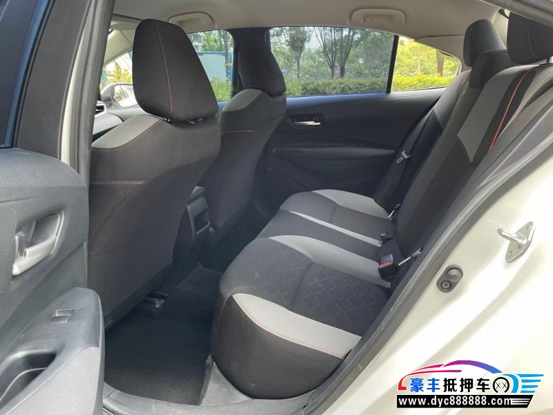 23年丰田卡罗拉轿车抵押车出售