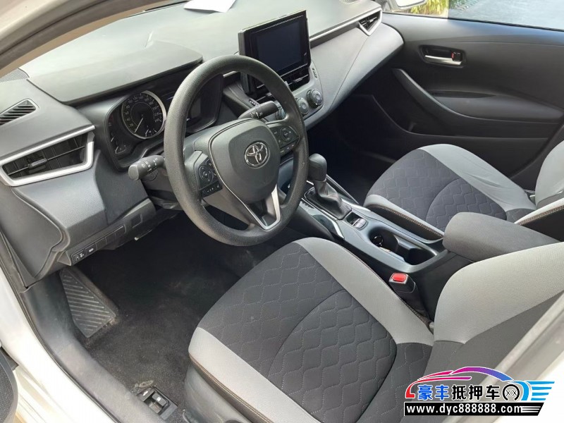 23年丰田卡罗拉轿车抵押车出售