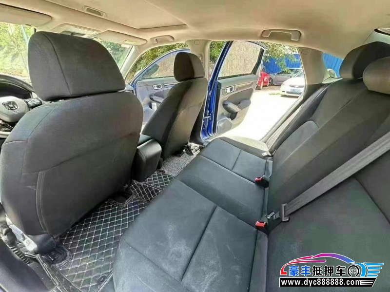 22年本田思域轿车抵押车出售