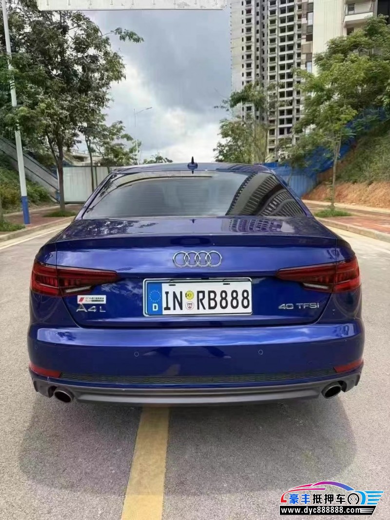 18年奥迪A4L轿车抵押车出售