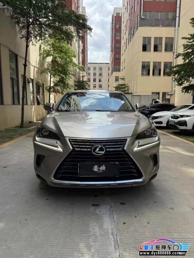 18年雷克萨斯NX轿车抵押车出售