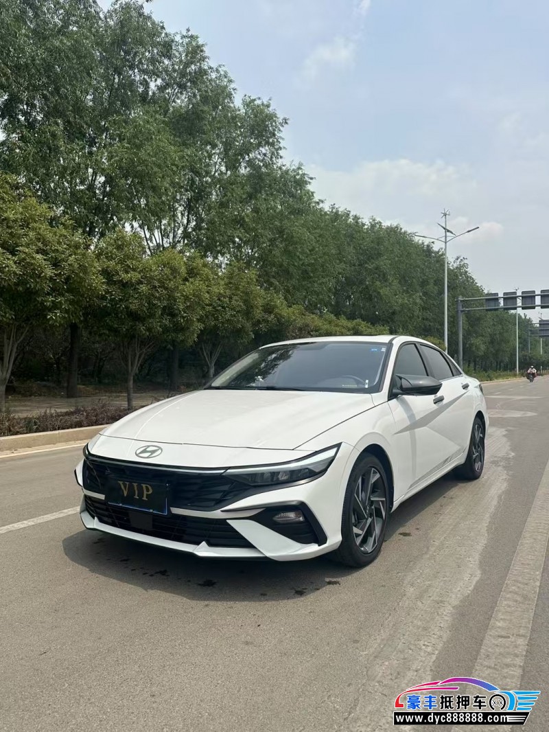 24年现代伊兰特轿车抵押车出售