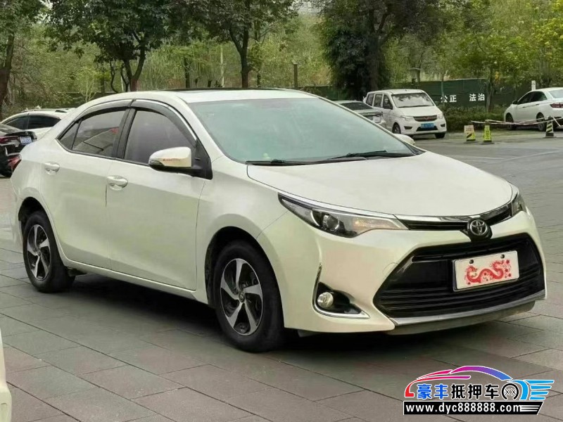 19年丰田雷凌轿车抵押车出售