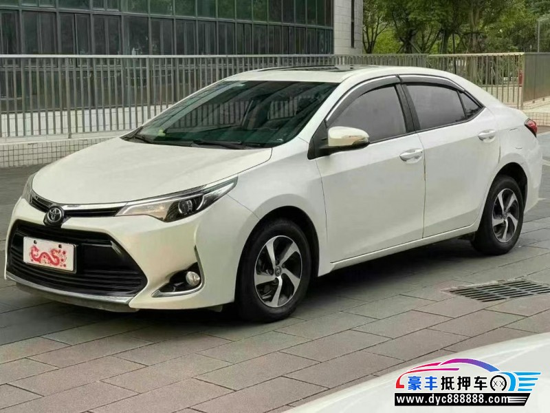 19年丰田雷凌轿车抵押车出售