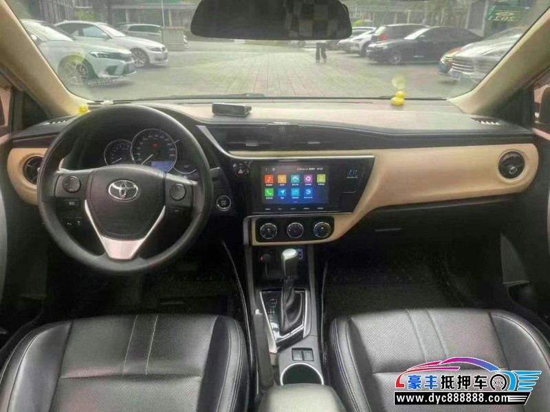 19年丰田雷凌轿车抵押车出售