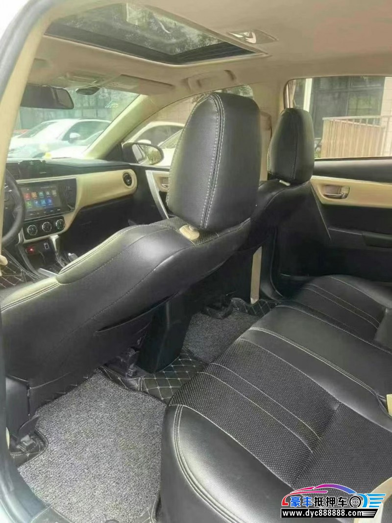 19年丰田雷凌轿车抵押车出售