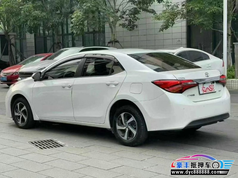 19年丰田雷凌轿车抵押车出售