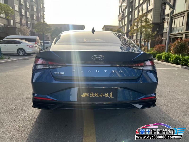 22年现代伊兰特轿车抵押车出售