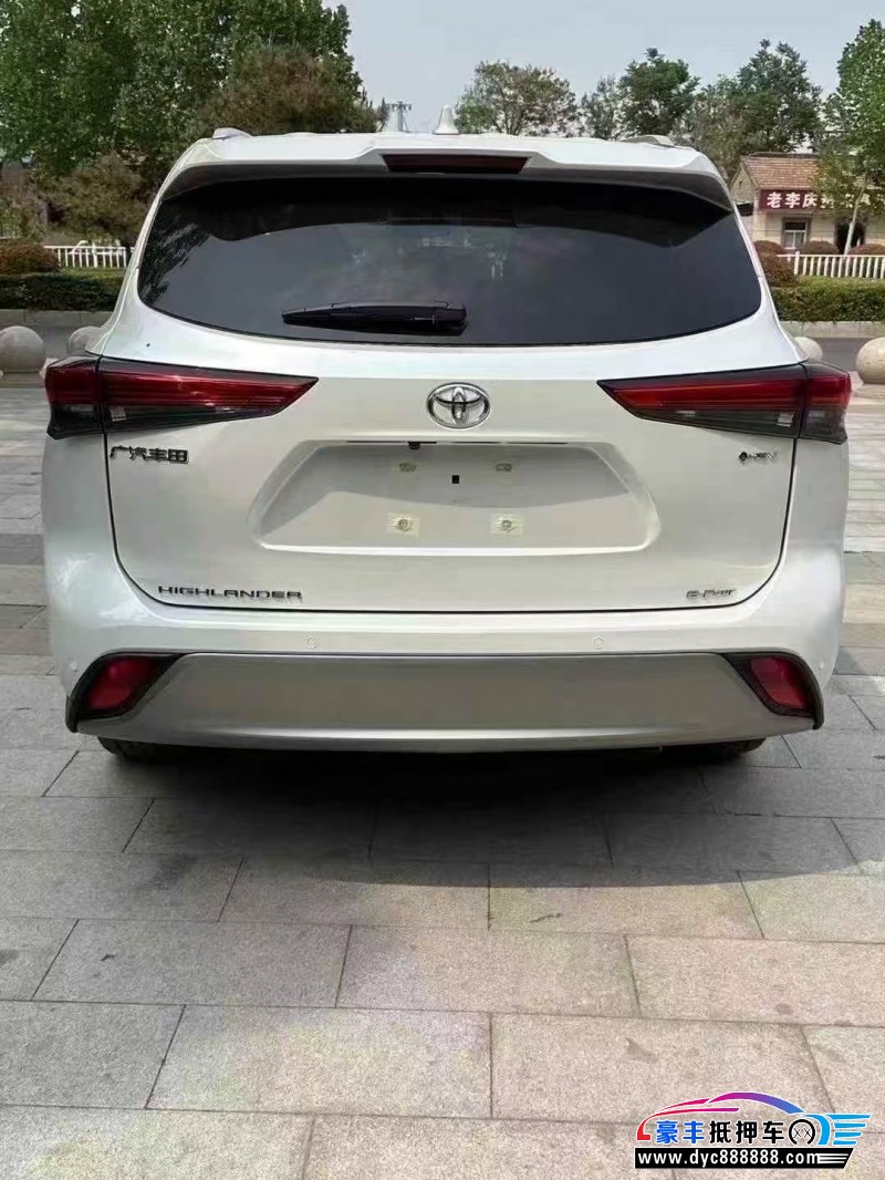 25年丰田汉兰达SUV抵押车出售