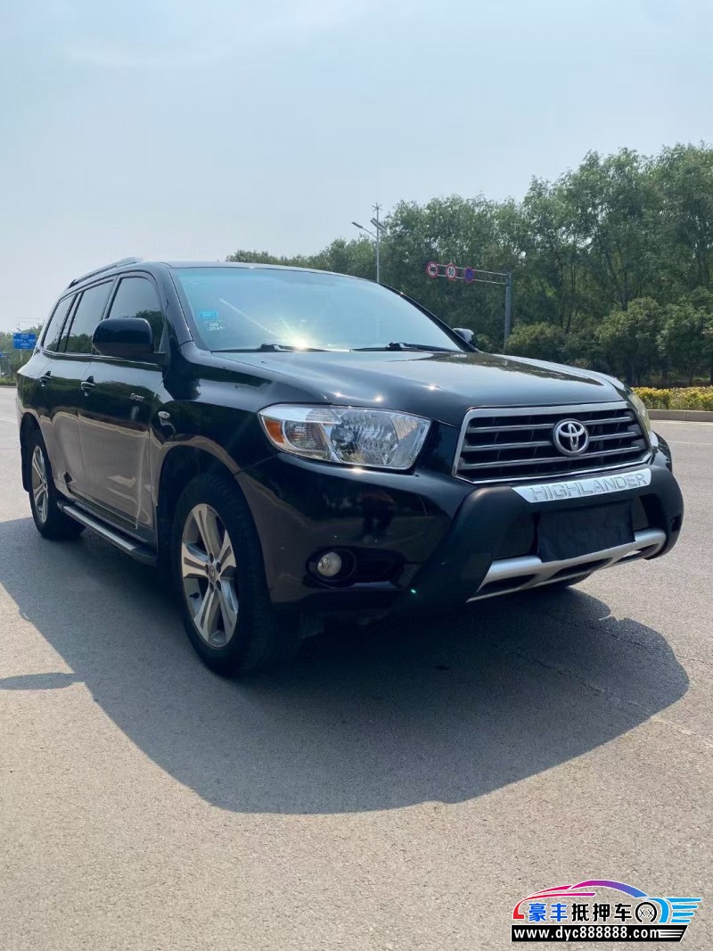 12年丰田汉兰达轿车抵押车出售