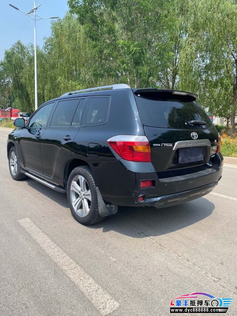 12年丰田汉兰达轿车抵押车出售