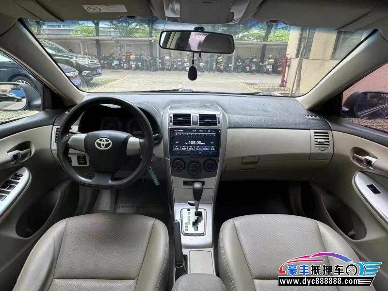 12年丰田卡罗拉轿车抵押车出售