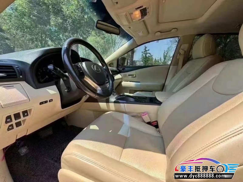 14年雷克萨斯RX轿车抵押车出售