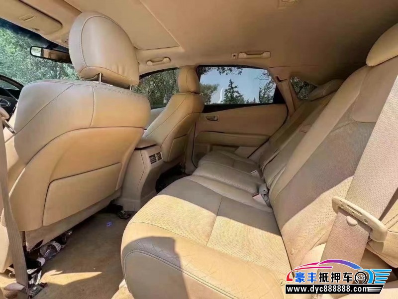 14年雷克萨斯RX轿车抵押车出售