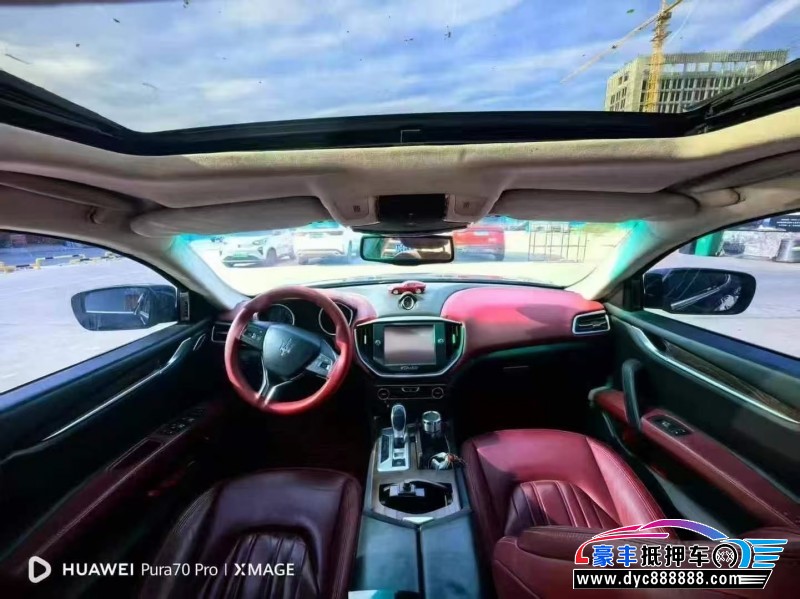 17年玛莎拉蒂Ghibli轿车抵押车出售