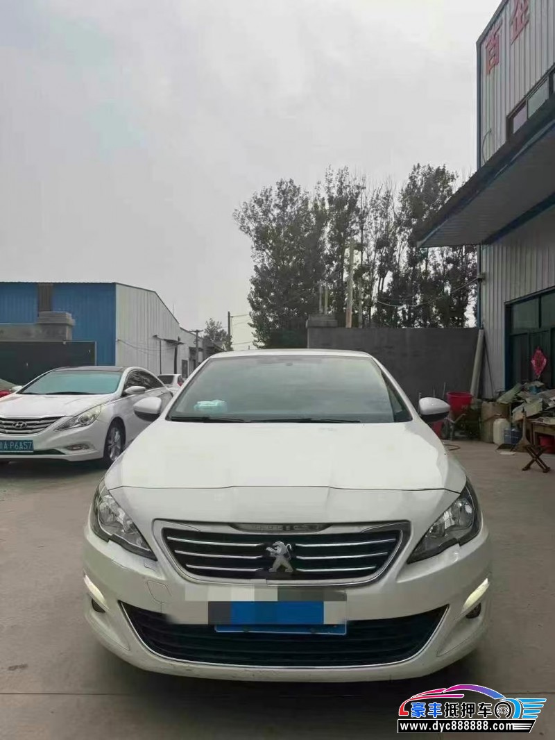 17年标致408轿车抵押车出售