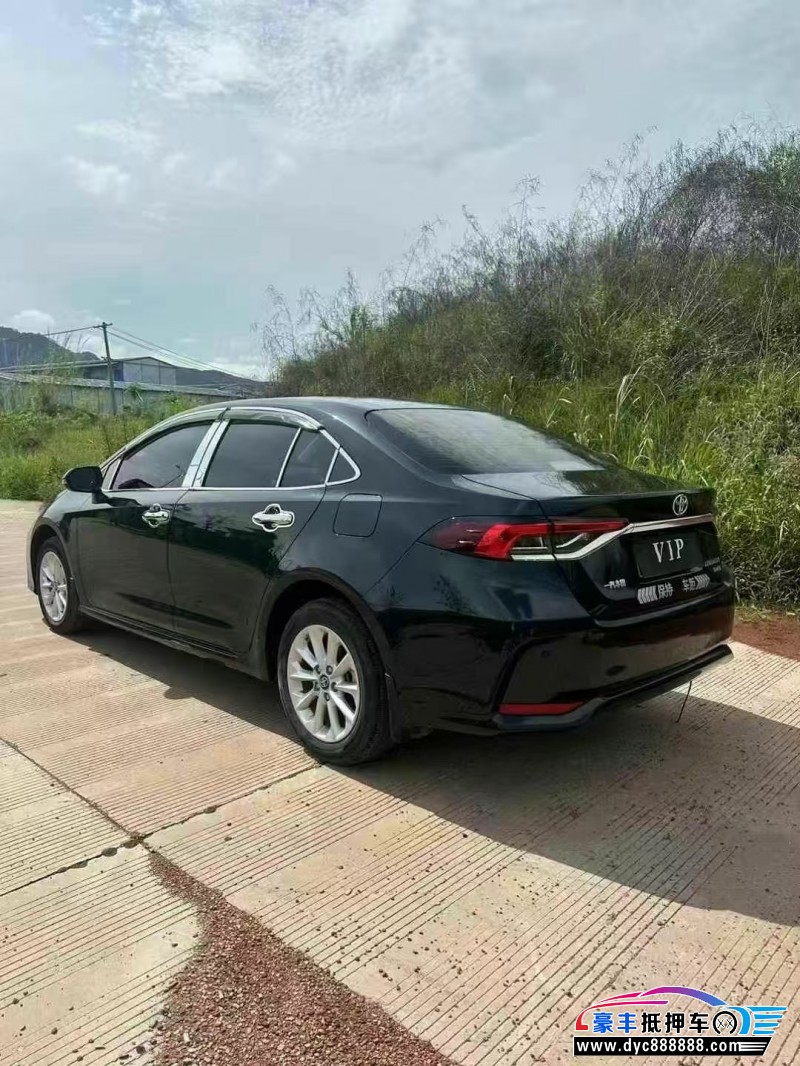 22年丰田卡罗拉轿车抵押车出售