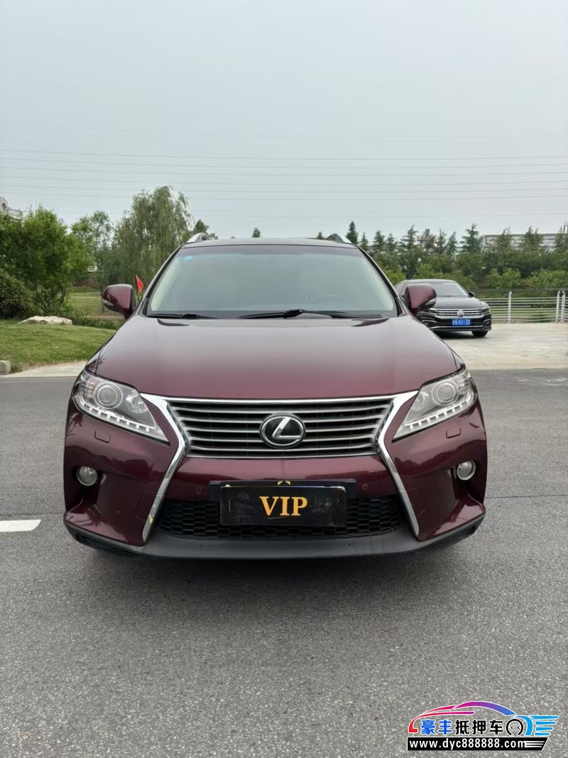 12年雷克萨斯RX轿车抵押车出售