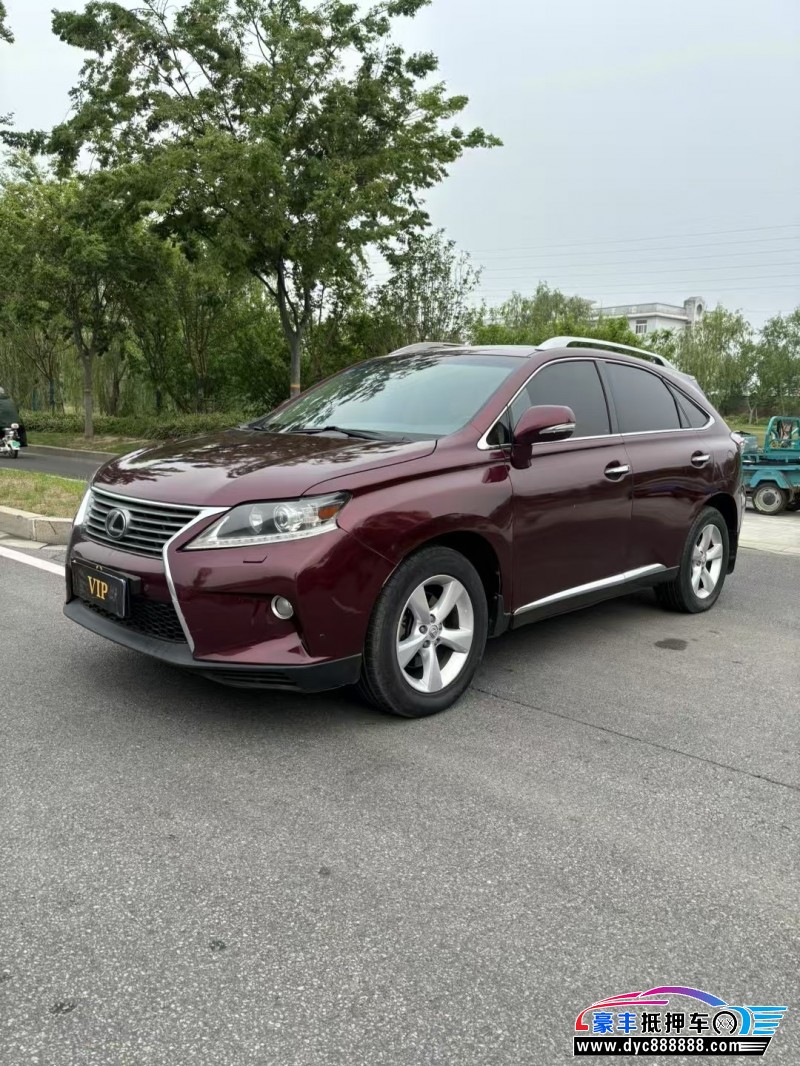 12年雷克萨斯RX轿车抵押车出售