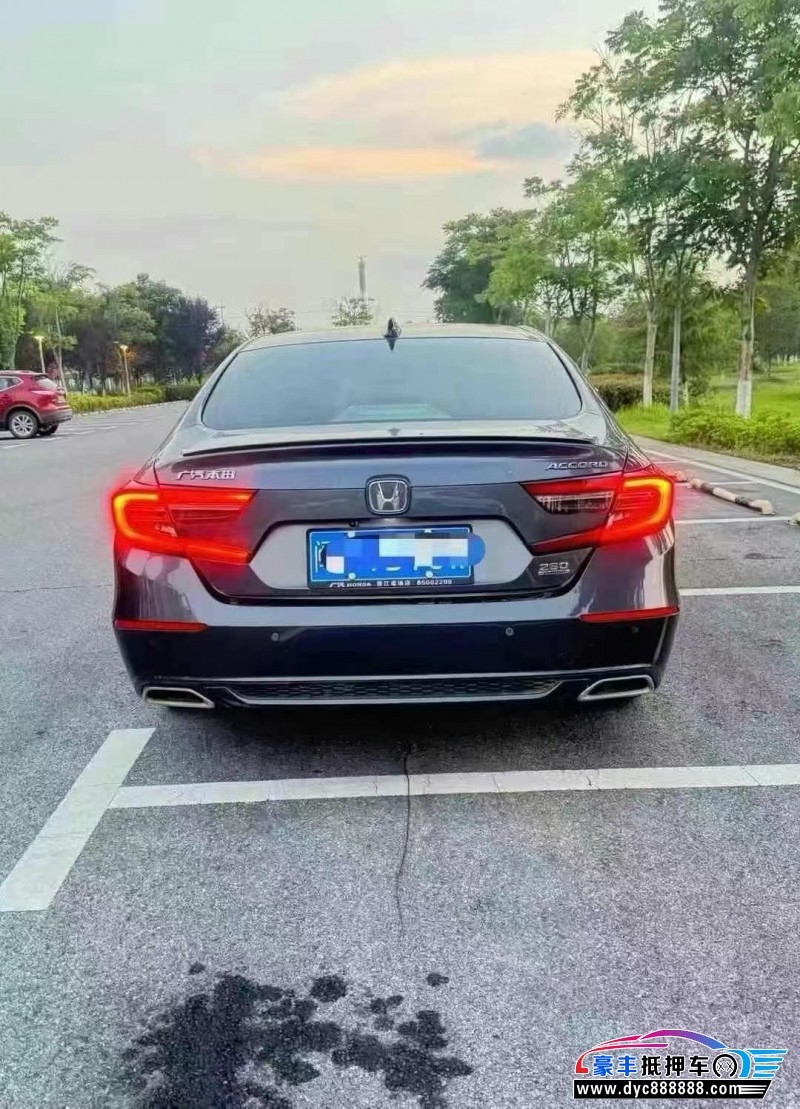 21年本田雅阁轿车抵押车出售