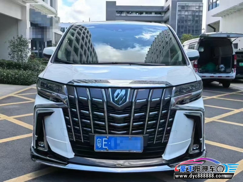 22年丰田埃尔法轿车抵押车出售