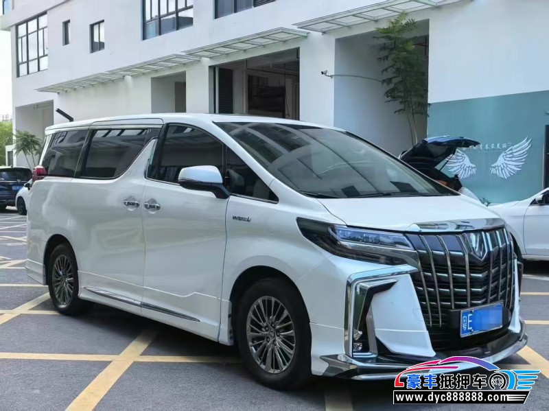 22年丰田埃尔法轿车抵押车出售