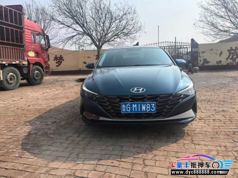 23年现代伊兰特轿车抵押车出售