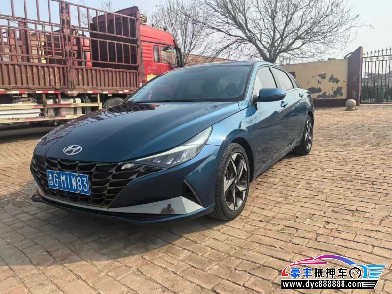 23年现代伊兰特轿车抵押车出售