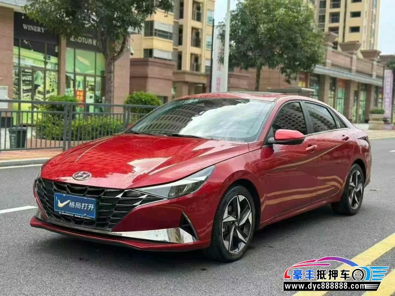 23年现代伊兰特轿车抵押车出售