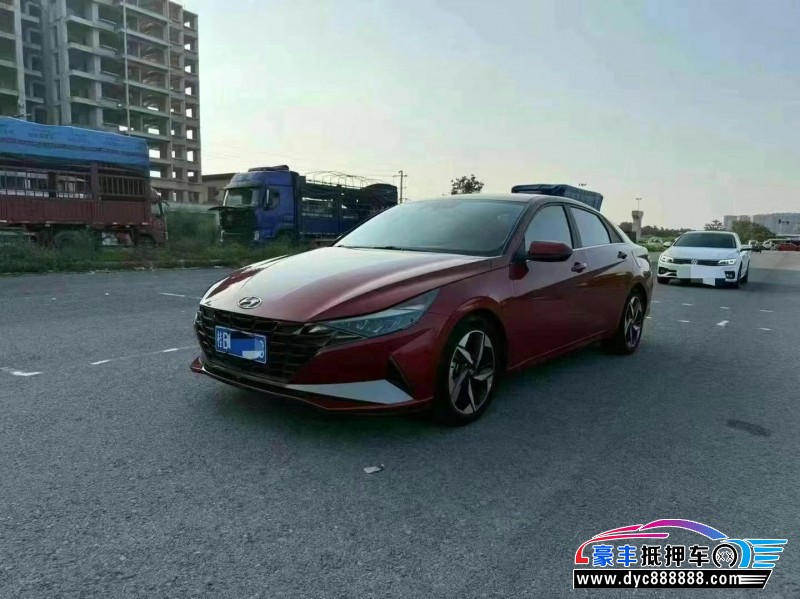 21年现代伊兰特轿车抵押车出售
