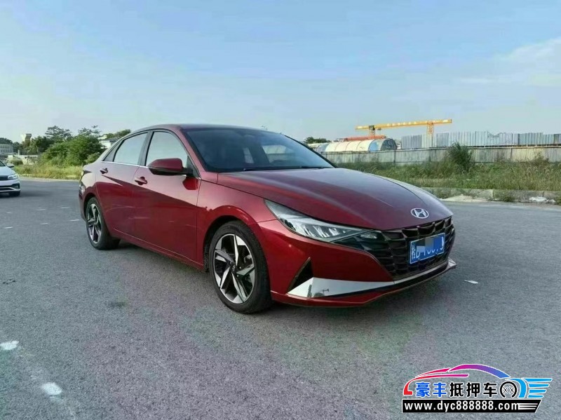 21年现代伊兰特轿车抵押车出售