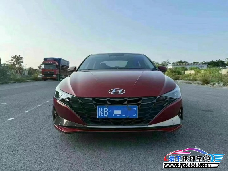 21年现代伊兰特轿车抵押车出售