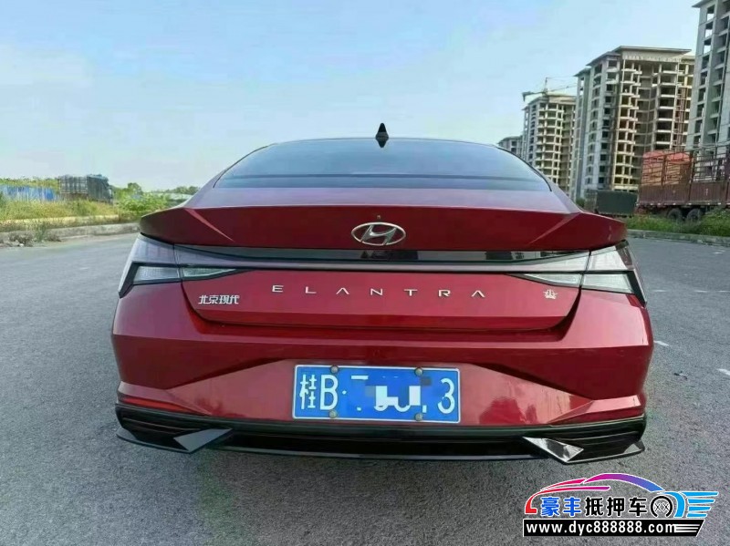 21年现代伊兰特轿车抵押车出售