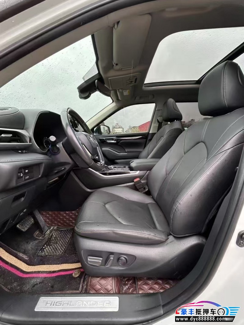 22年丰田汉兰达轿车抵押车出售