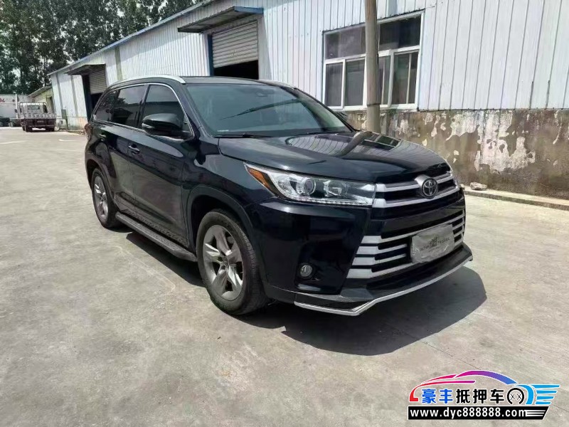 22年丰田汉兰达轿车抵押车出售