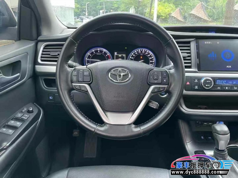 21年丰田汉兰达轿车抵押车出售