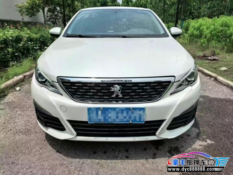 19年标致308轿车抵押车出售