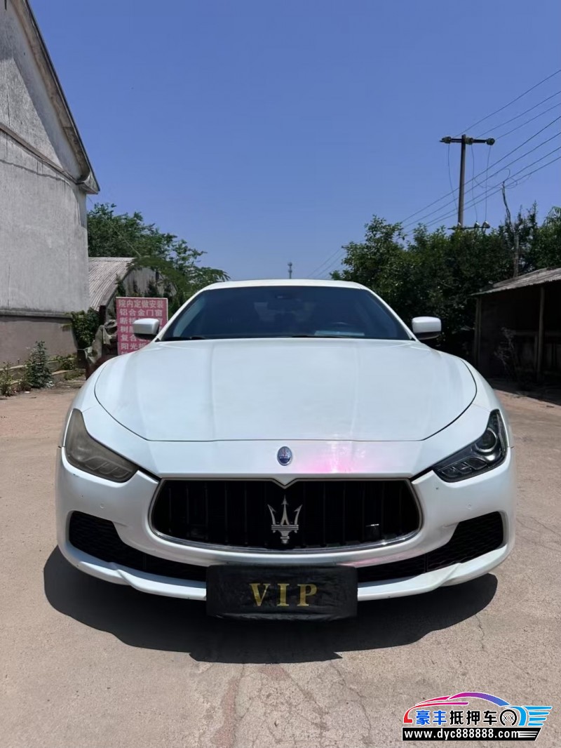 15年玛莎拉蒂Ghibli轿车抵押车出售