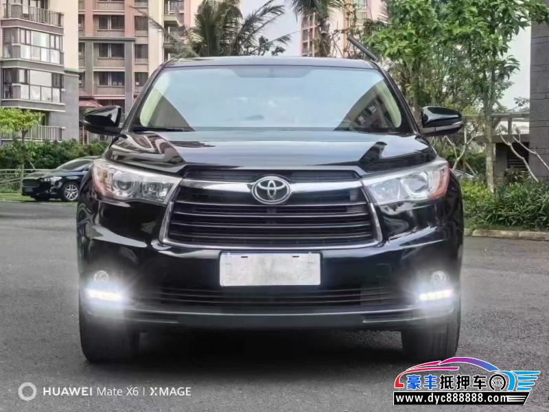 16年丰田汉兰达轿车抵押车出售