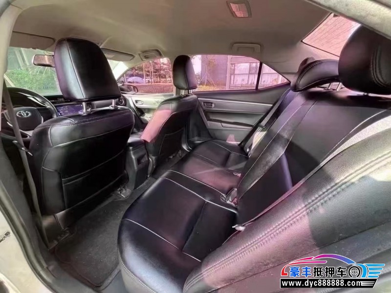 19年丰田卡罗拉轿车抵押车出售