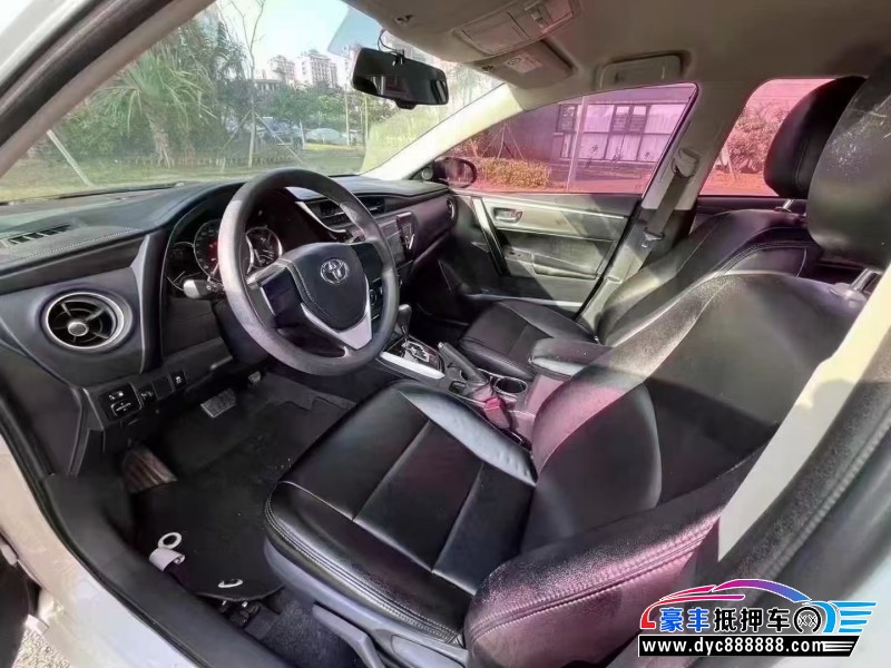 19年丰田卡罗拉轿车抵押车出售