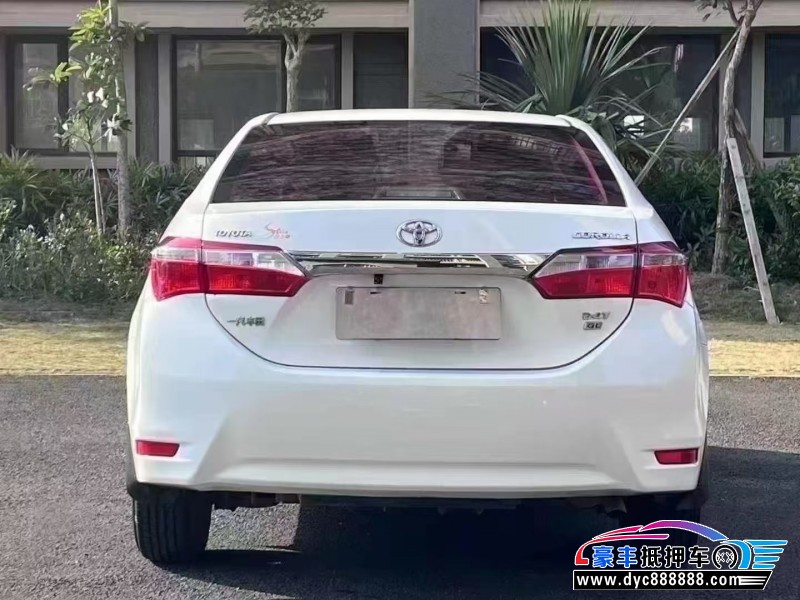 19年丰田卡罗拉轿车抵押车出售