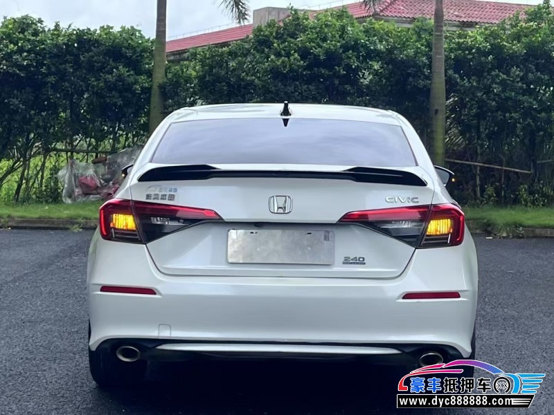 22年本田思域轿车抵押车出售