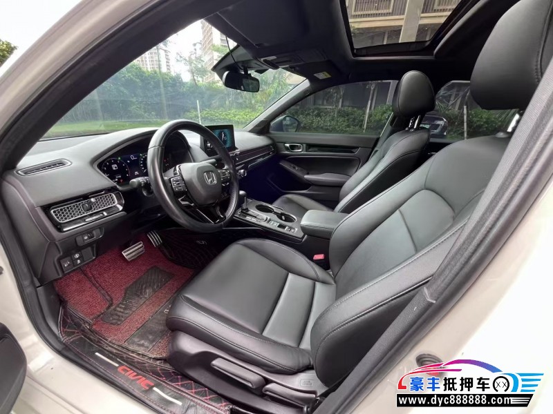 22年本田思域轿车抵押车出售